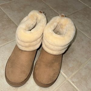 UGG mini boot with shearling detail